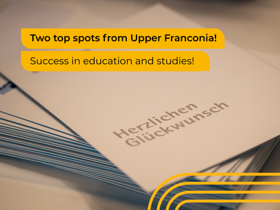 Two top places - success in training and studies!