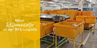 Neue Retourensorter in der BFS-Logistik