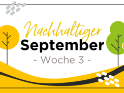 Unser Nachhaltigkeitsmonat im September: Woche 3