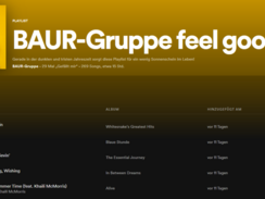 Die &quot;BAUR-Gruppe feel good&quot; Playlist