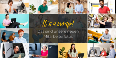 It&#039;s a wrap! Das sind unsere neuen Mitarbeiterfotos