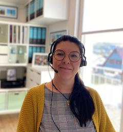 Carmen, Leiterin der Impfhotline der BFS