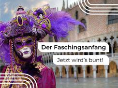 Der Faschingsanfang – wenn der Alltag Pause macht und das Konfetti übernimmt