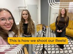 This is how our reels are made!