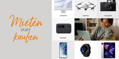 Mieten statt kaufen: Das Leih- und Leasingangebot auf baur.de