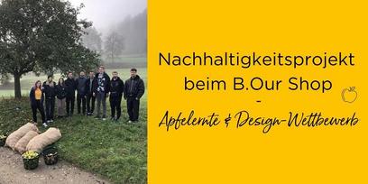 B.Our Shop - nachhaltiger Apfelsaft aus eigener Herstellung